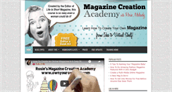 Desktop Screenshot of magazinecreationacademy.com